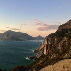 Sonnenuntergang am Chapmans Peak