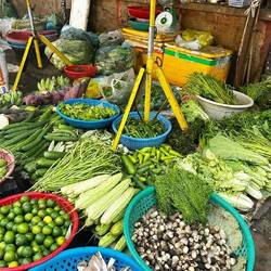 Les legumes sur le marché