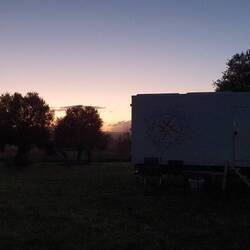 Sonnenuntergang bei Syrakus