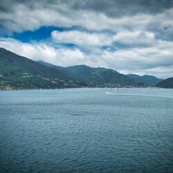 Blick zurück auf Picton