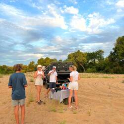 Sundowners which can be a river!