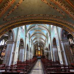 Interior Iglesia y Convento San Agustín