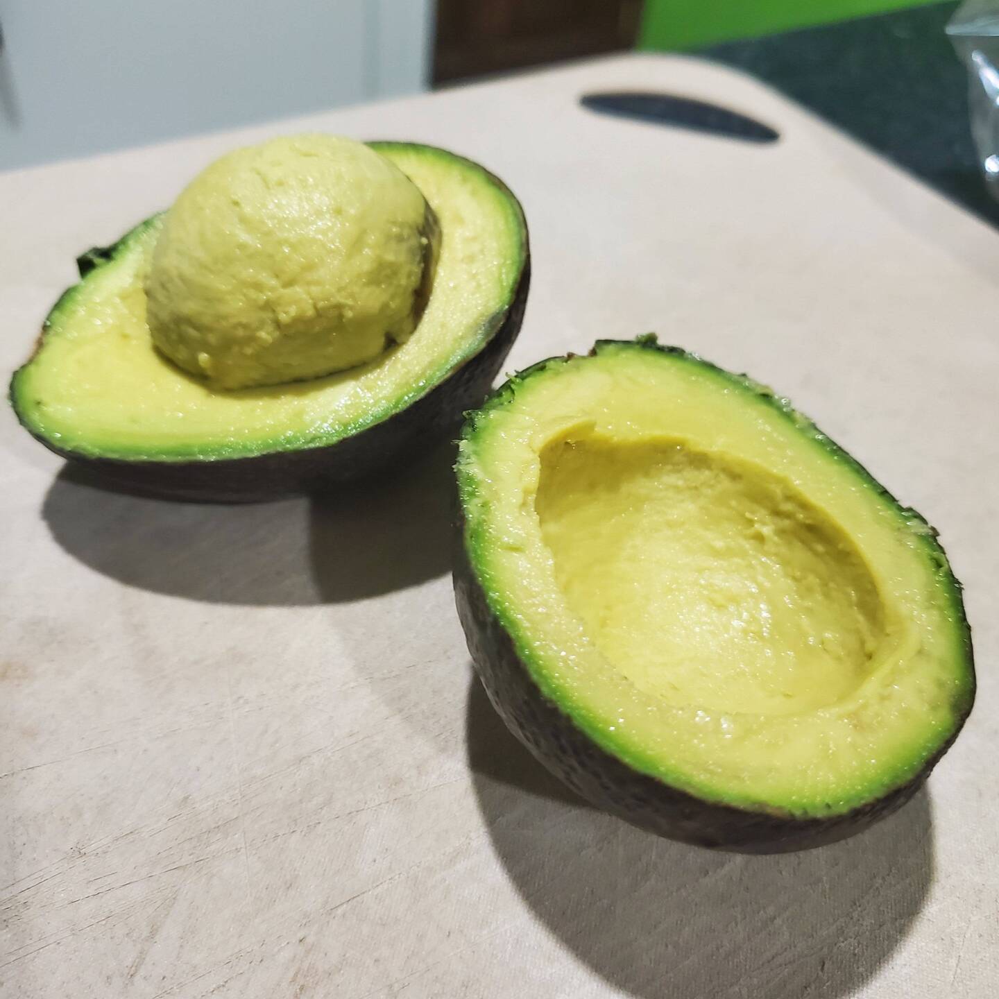 Every avocado here is perfect, not like our Vermont grocery store ones!