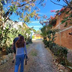 We walked up to the Saturday market about 15 minutes from the house
