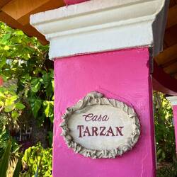 Weismuller lived and died in the circular home on the property