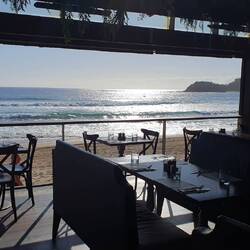 Blick vom Restaurant