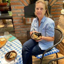 Leckere Meeresfrüchte, die Marions Sohn Fernando zubereitet hat.