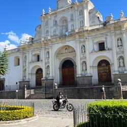 The cathedral in Antigua