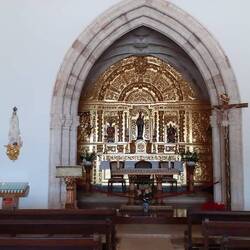 Altar in der Kirche von Luz
