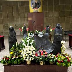 His tomb