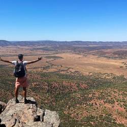 Lone Pine Lookout unterwegs zum Rawnsley Peak