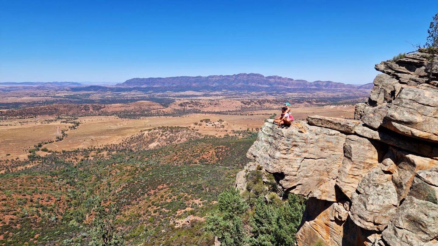 Immer wiedet Lookouts entlang der Rawnsley Wanderung