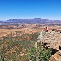 Immer wiedet Lookouts entlang der Rawnsley Wanderung