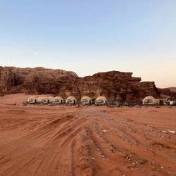 Camps like this are spread around the desert