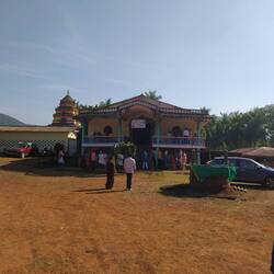 Ort der Feier im Dorf der Braut