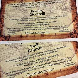 Crossing the equator certificates