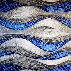 Mosaic wall — Aboard Insignia.