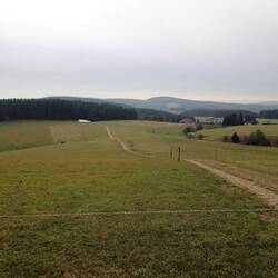 Während einer kurzen Rast vor Neueck genieße ich einen Weitblick