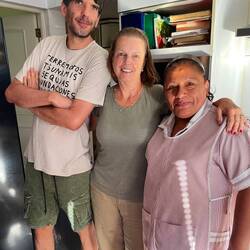 Sohn Sebastian, Marion, Vero - die Perle