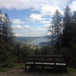 der erste Blick auf den Schluchtsee