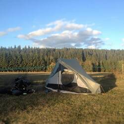 in Lenzkirch finde ich auf dem Campingplatz meinen Platz an der Sonne