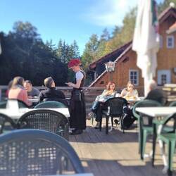 ausgedehnte Kaffeepause. Hier bleibe ich für heute hängen