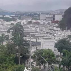 The municipal cemetery with some 700,000 graves