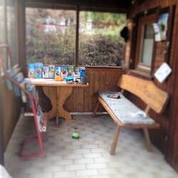 Abendessen auf dem Camping Sonnental