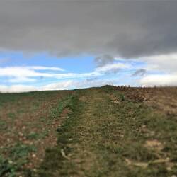 die letzten Meter hinauf ...