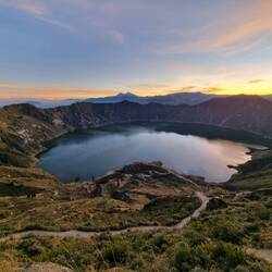 Quilotoa-Krater im Morgengrauen 🌄