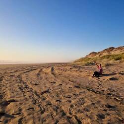 Wein in der Discovery Bay zum Sonnenuntergang