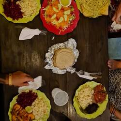 Essen im Casa de David