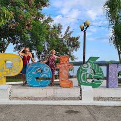 Ankunft in Flores, Petén