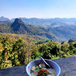 Nudelsuppe in Ban Jabo 👌😀