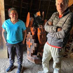 Bei einer weiteren Mapuche-Familie