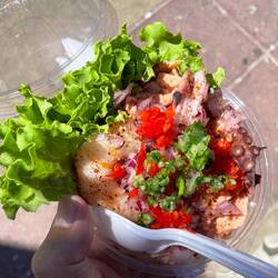 ....und Ceviche, eine chilenische Spezialität.