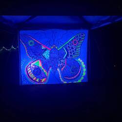 Das Banner, das wir heute gemalt haben