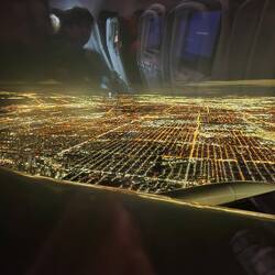 Im ahflug in Toronto