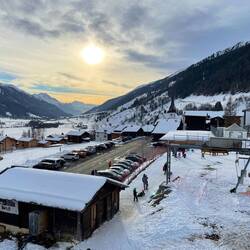 Blick aus den Hotel Richtung Visp