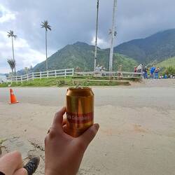 Wohl verdientes Bier! Booa war das lecker! 😄🍻