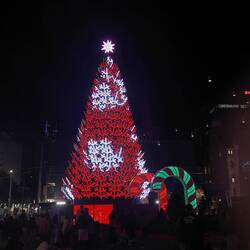 Fed square by night 🇨🇦