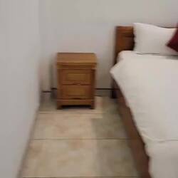 My room with a private bath. Luxury!