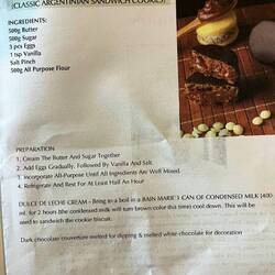 Alfajores, Argentinian sandwich cookies