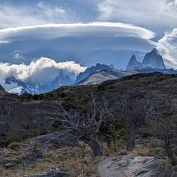 Auf dem Weg zurück haben sich die Zinnen doch noch gezeigt