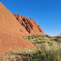 Wände von Uluru