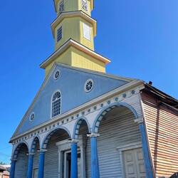 Holzkirche in Chonchi. Weltkulturerbe