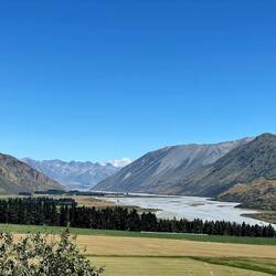 La Rangitata, que nous n'avons pu traverser