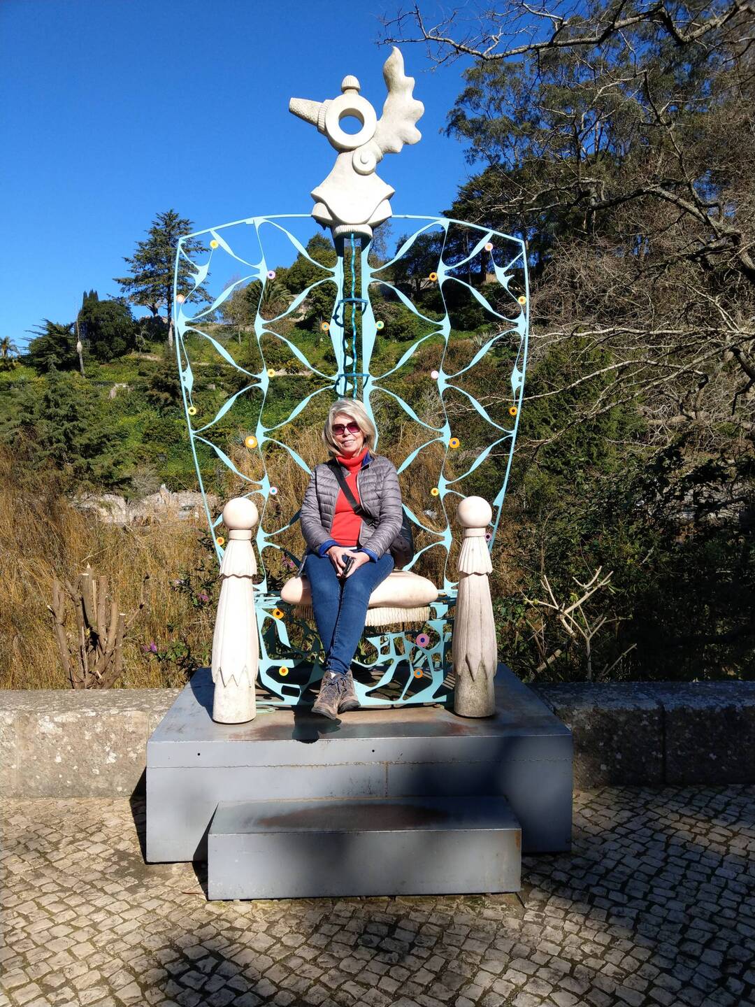 auf dem Weg ins Dorf