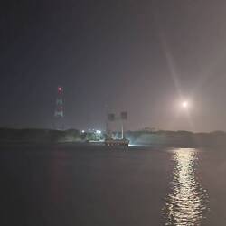 Zur Abwechslung mal Beleuchtung durch den Mond.