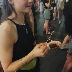 Mein erstes Mal Heuschrecken